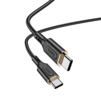  USB kabelis Hoco X95 60W Type-C to Type-C 1.0m black 